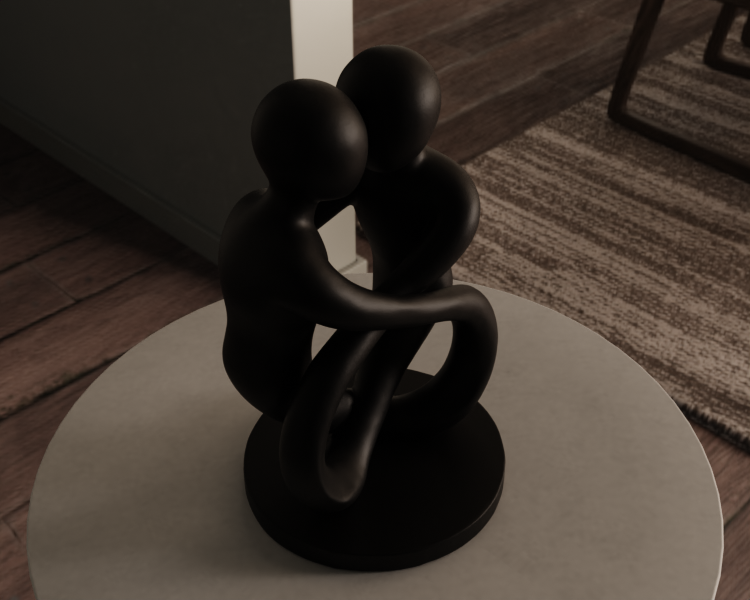 Miniatura 6 do modelo 3D Lovers Intertwined
