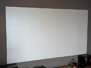 DIY 92" projector fixed frame screen