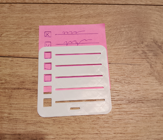 table template for card — miniatura 8