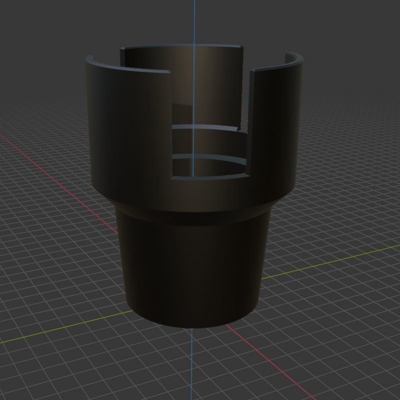 Parametric Car Cup Holder Adapter