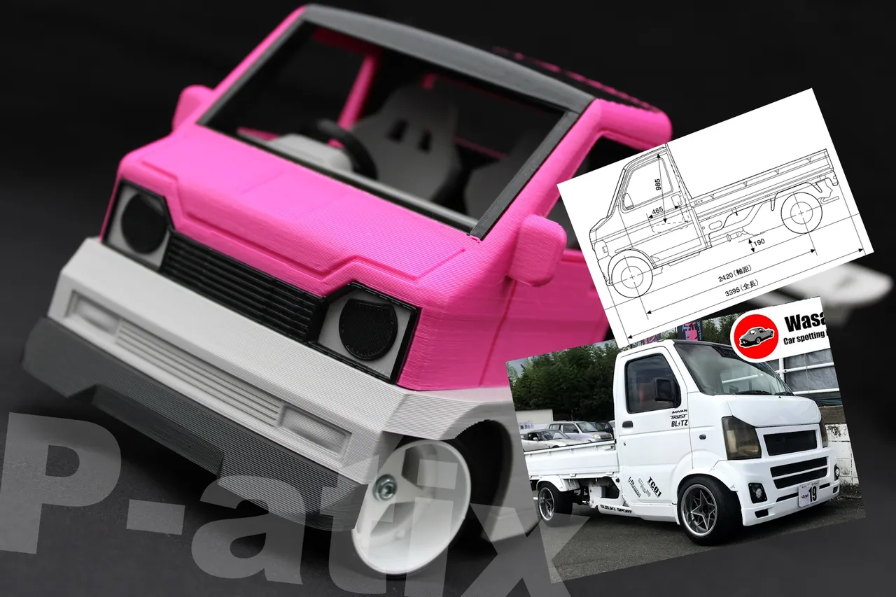 Hyper-K drift key truck by P-atix | Download free STL model 