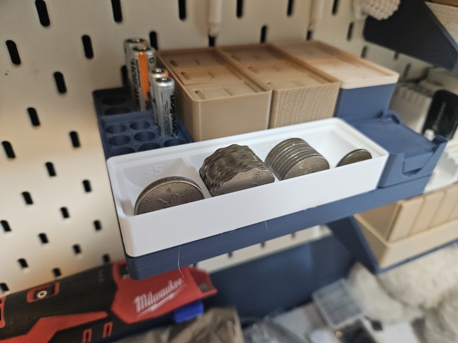 Gridfinity Hong Kong Dollars (HKD) Coin Holder 港幣硬幣散銀散紙兜