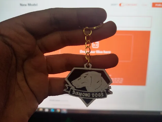 Diamond Dogs Keychain