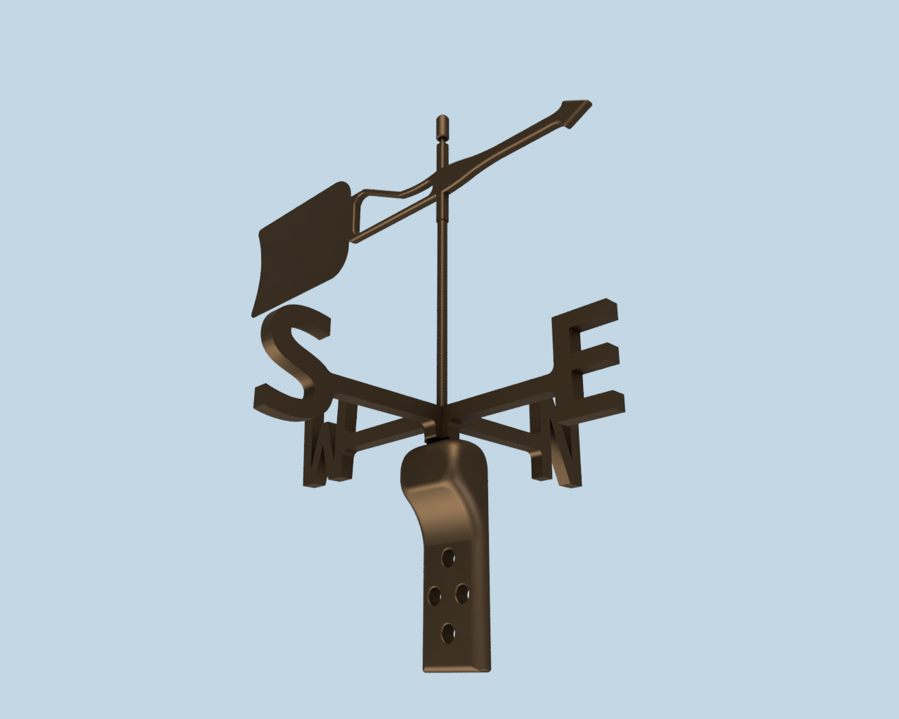 Miniatura 4 do modelo 3D Wind Vane