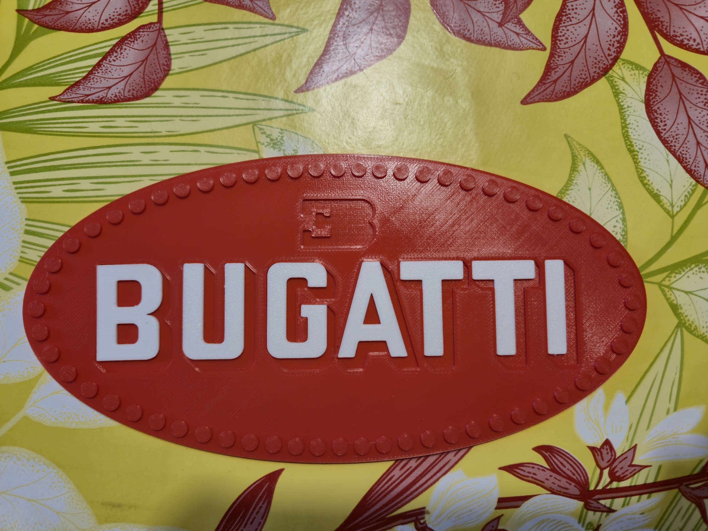 Miniatura 3 do modelo 3D Logo Bugatti