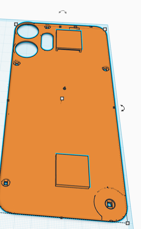 Velcro Strap Holder for Nothing Phone CMF 2 Pro 3D model thumbnail