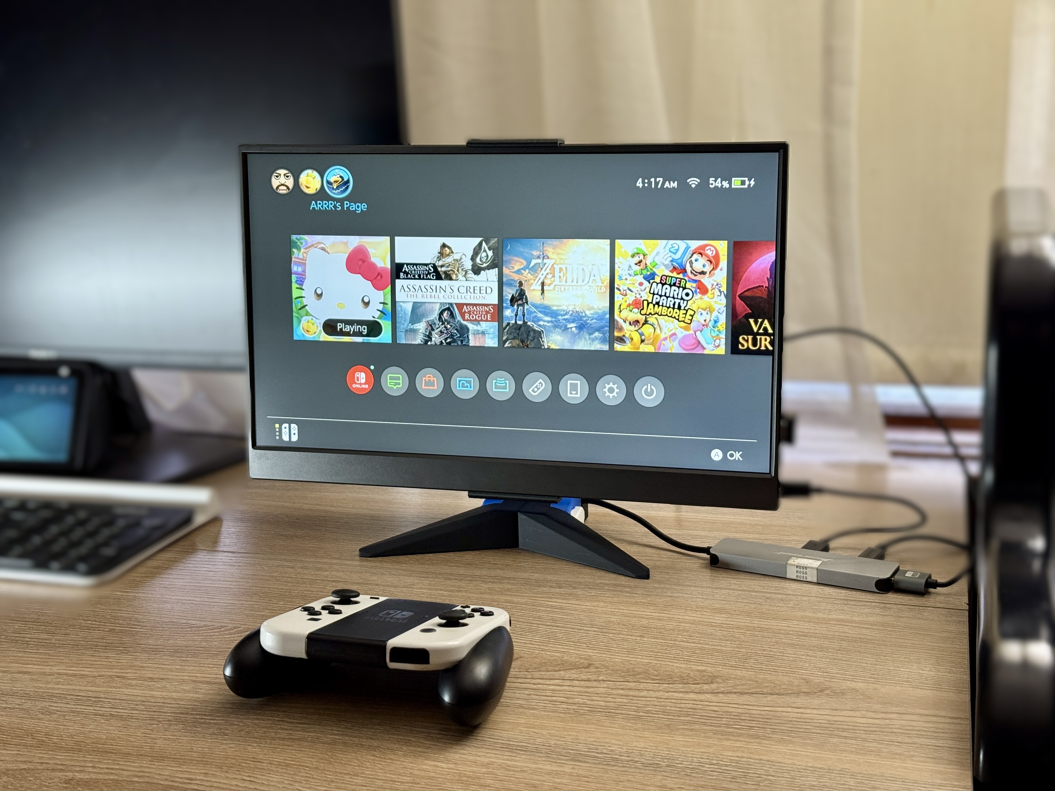 Portable Monitor Stand for Switch & Steam Deck