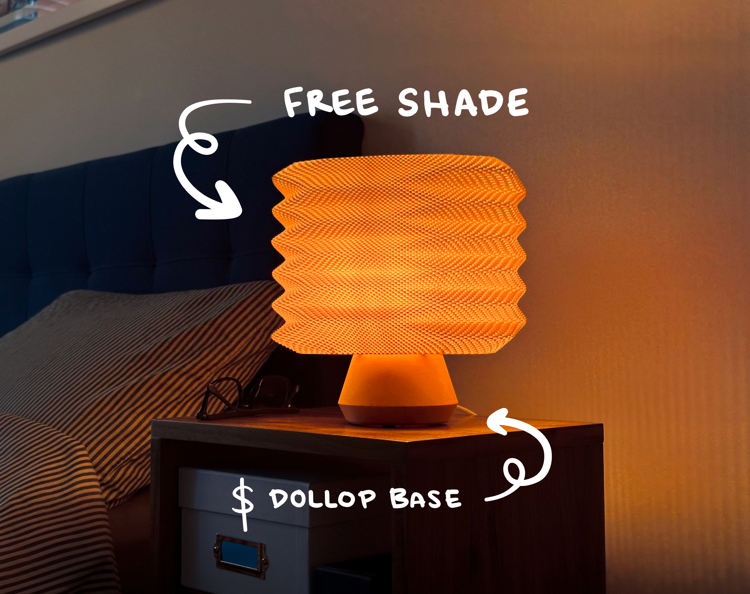 Bellows Weave Lamp - Shade Only