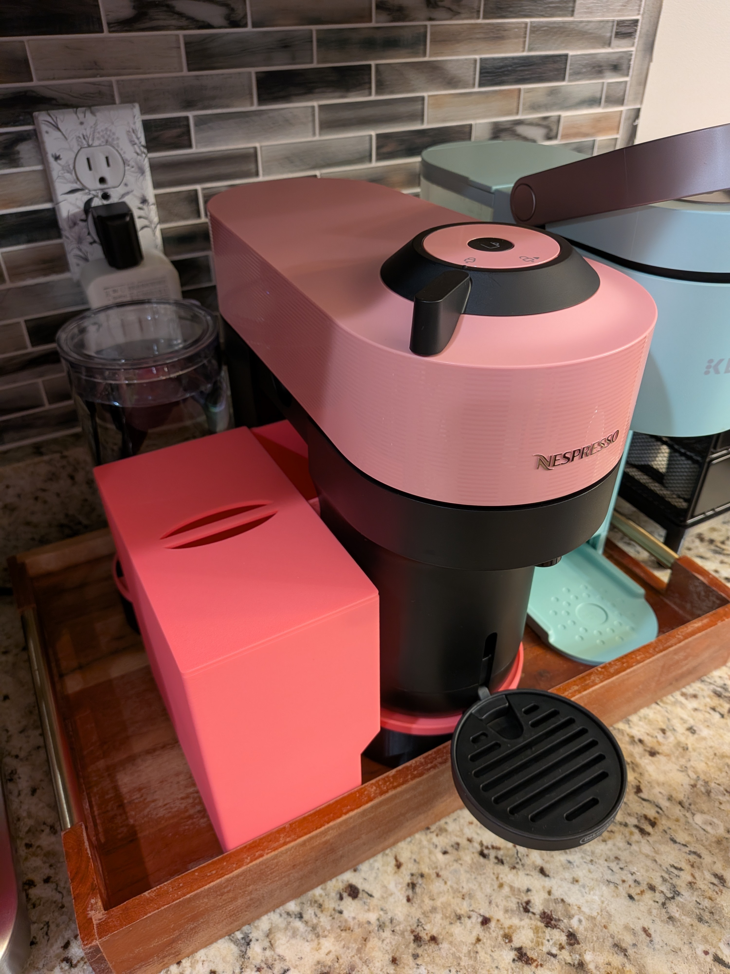 Riser For Nespresso Vertuo Pop+ & Extra Large Spent Pod Container