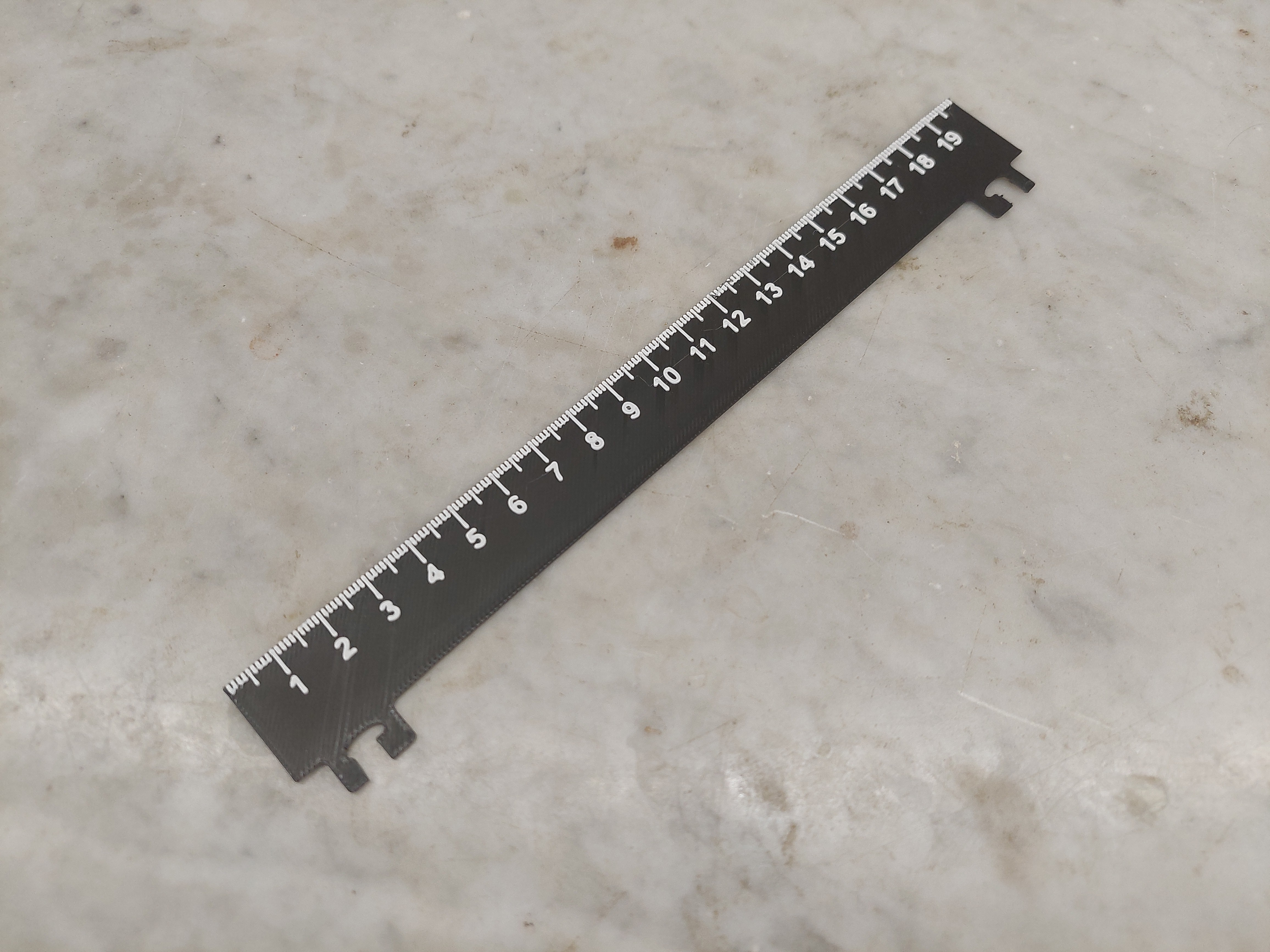 Miniatura 2 do modelo 3D Discbound Notebook Ruler