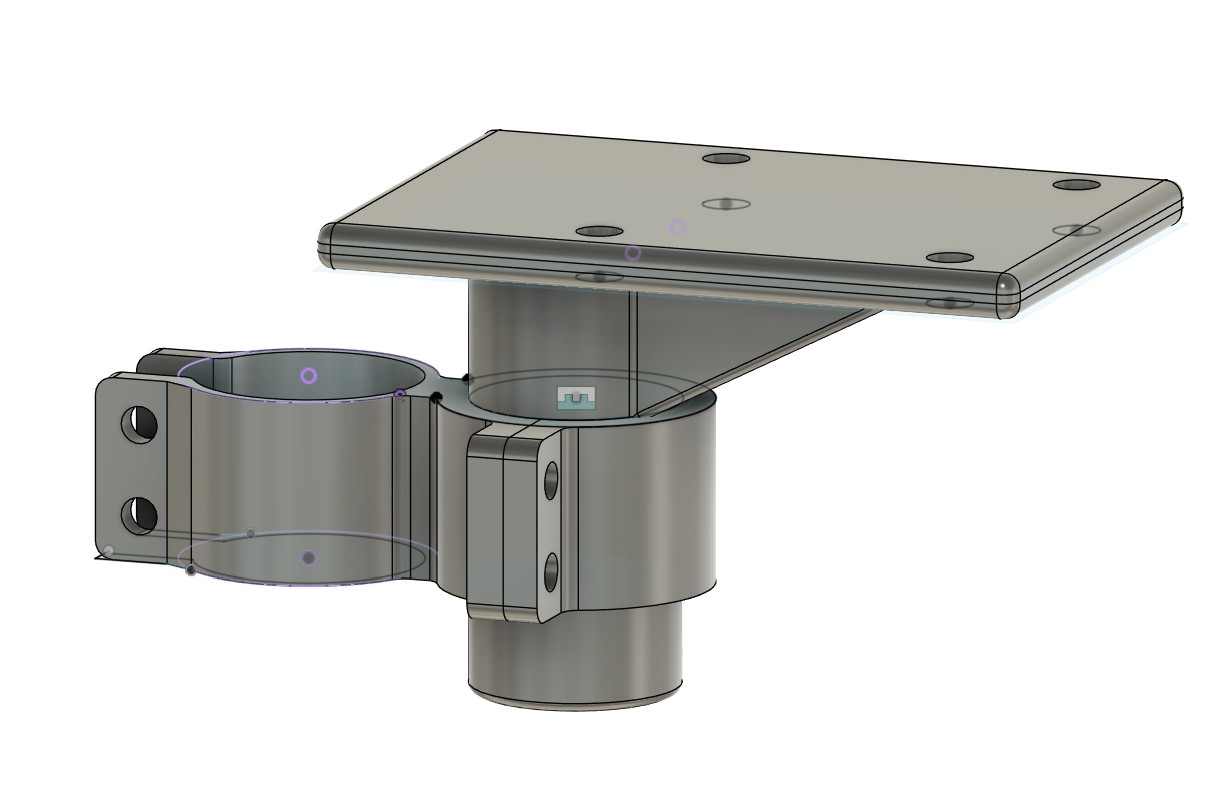 Generic WheelChair Controller Mount