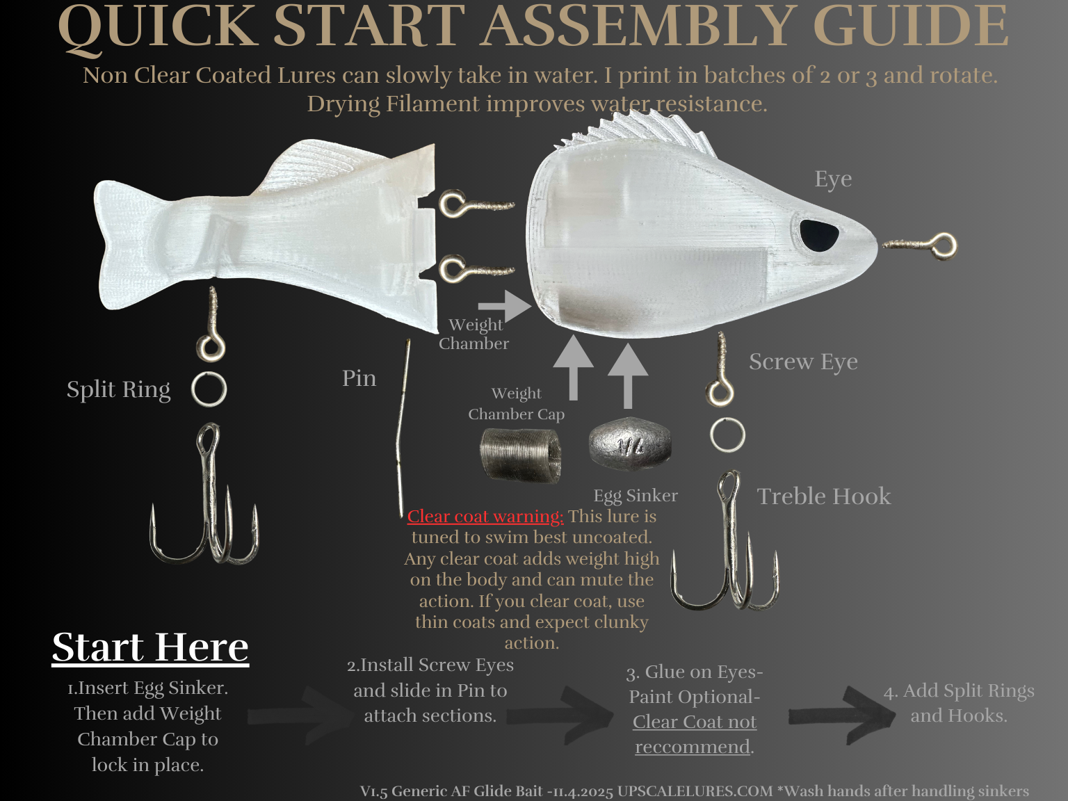Generic AF Glide Bait V1.5 Fishing Lure