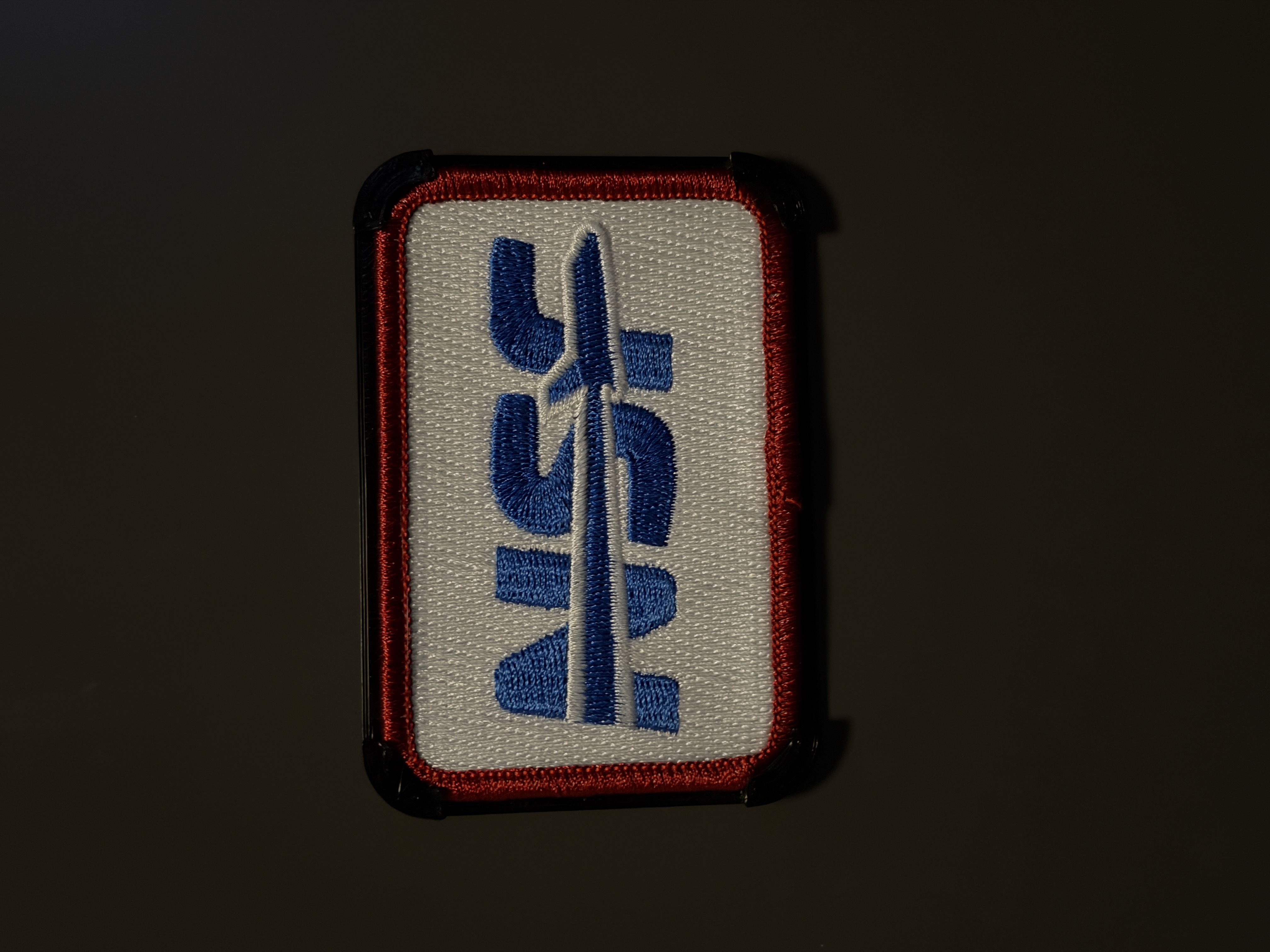 NSF patch holder with magnet