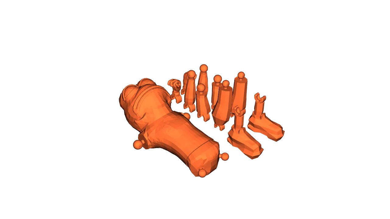 Pepe the Frog - Articulated by gebirgshang | Download free STL