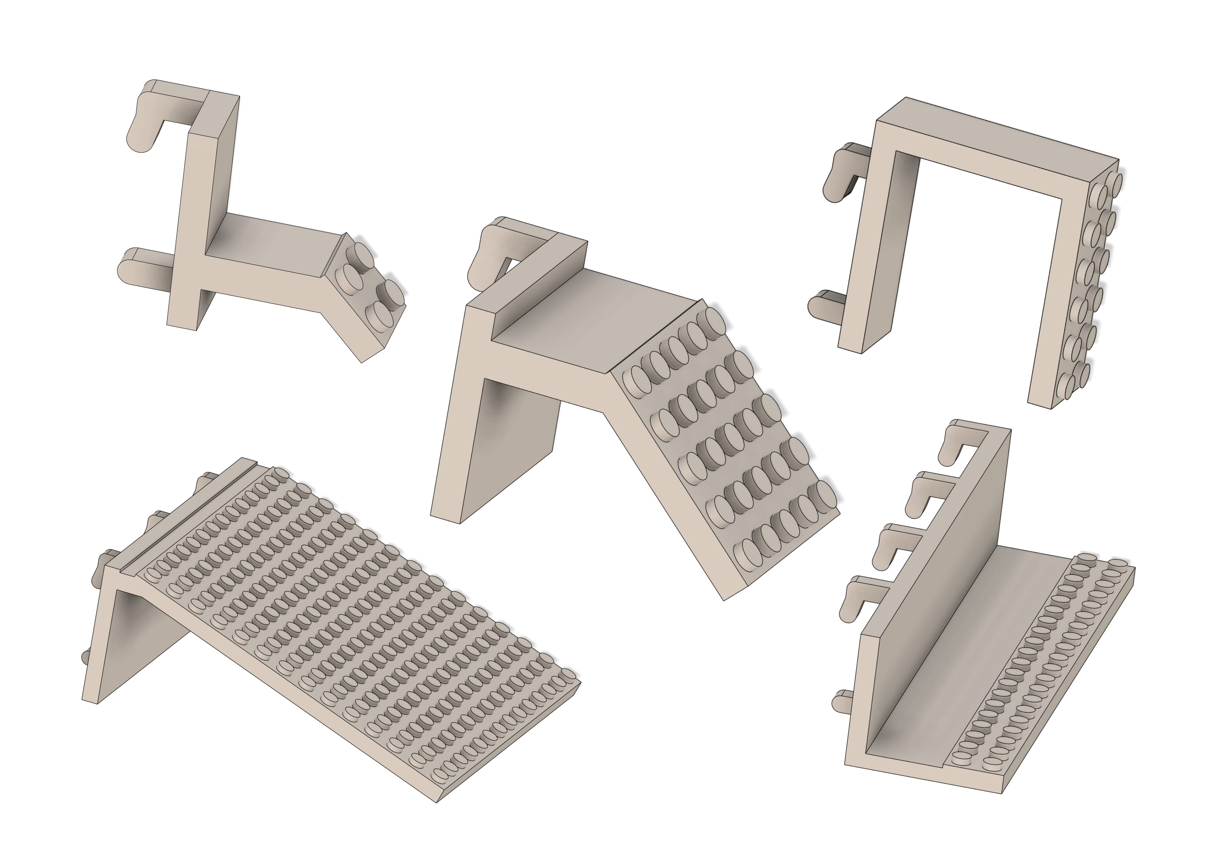 Parametric Skadis Lego Adapter