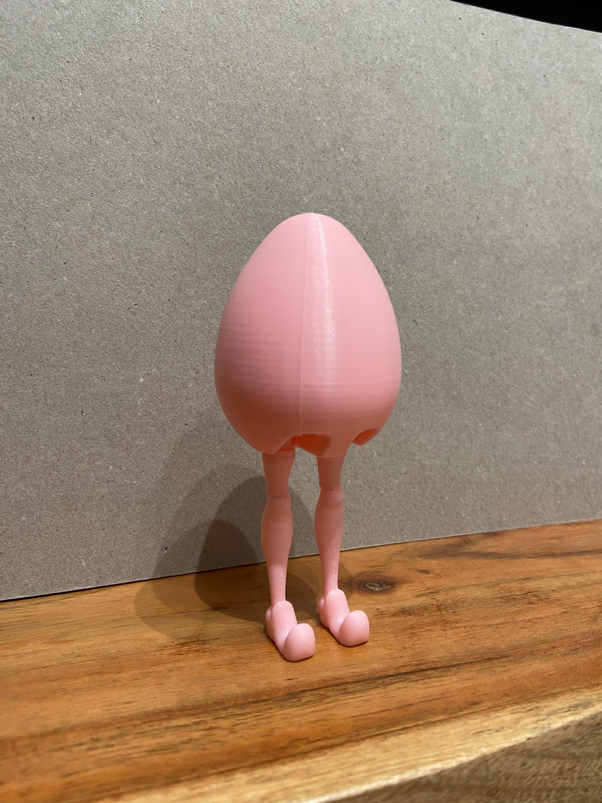 Easter egg but with spongebobs legendary legs. Print in place.