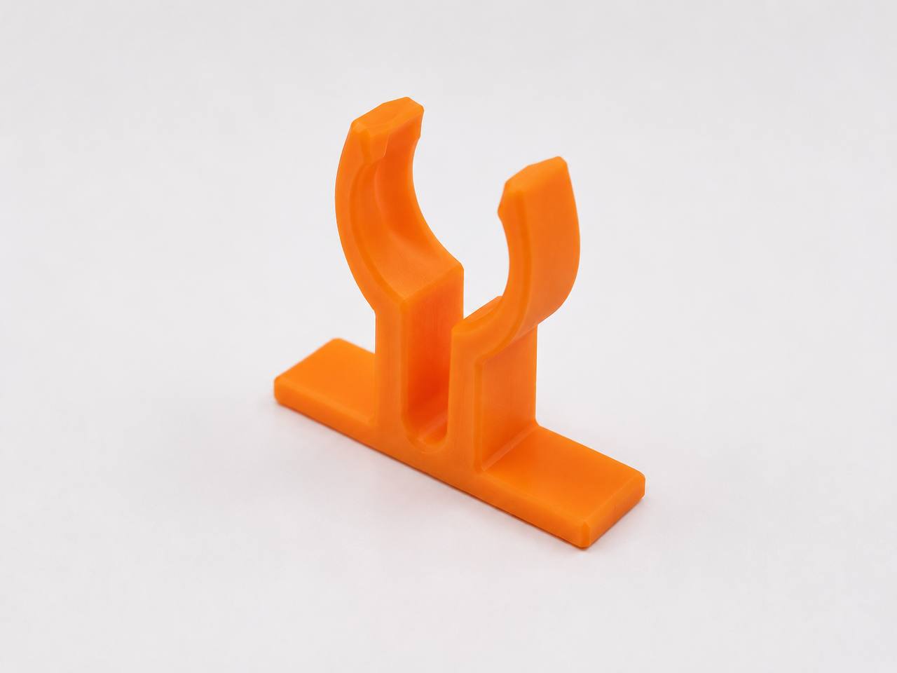 Miniatura 2 do modelo 3D Customizable Stick-On Pole Mount Bracket
