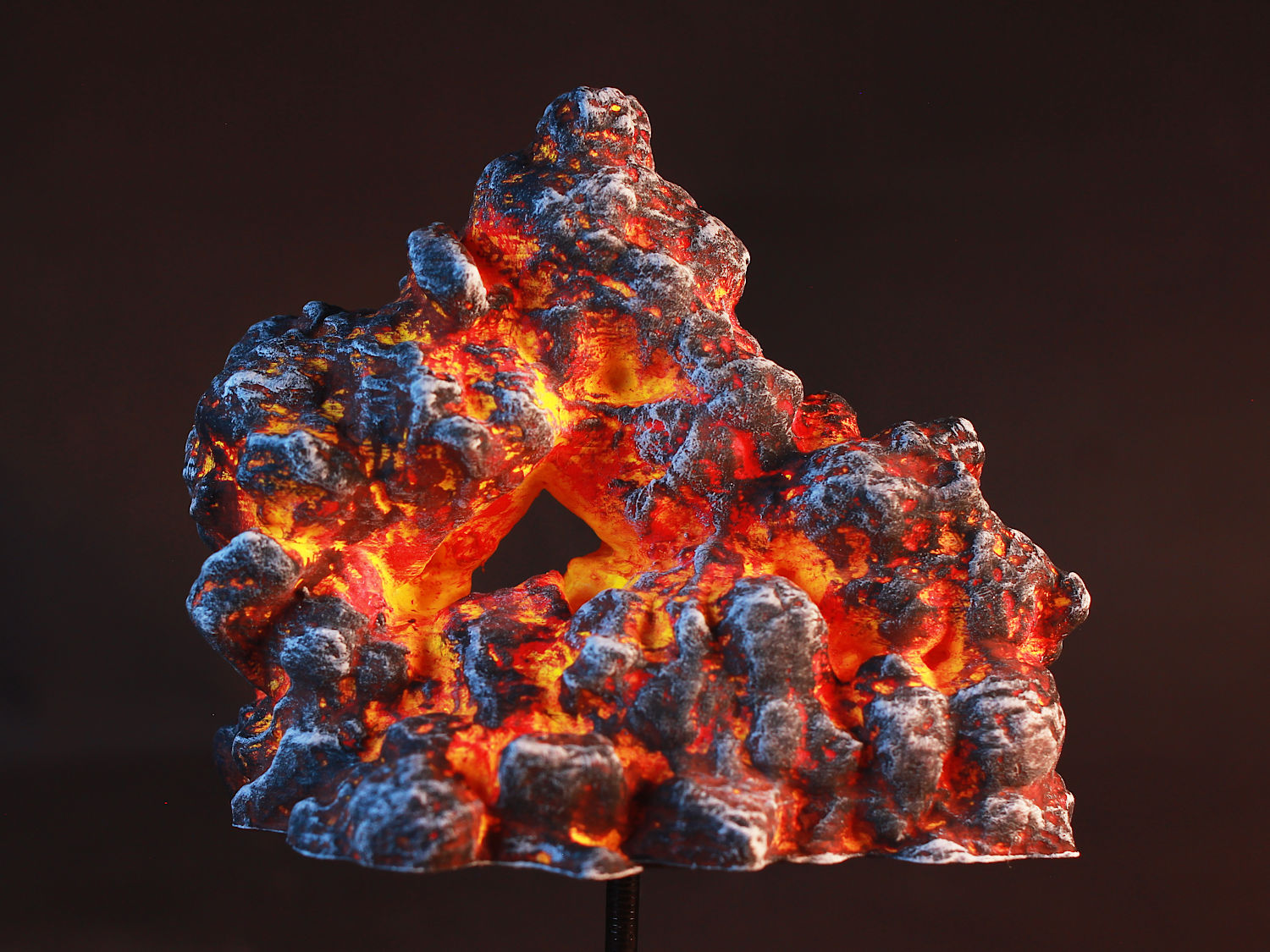 Set of 5 Volcanic Scatter Rocks [Tabletop Terrain 01]