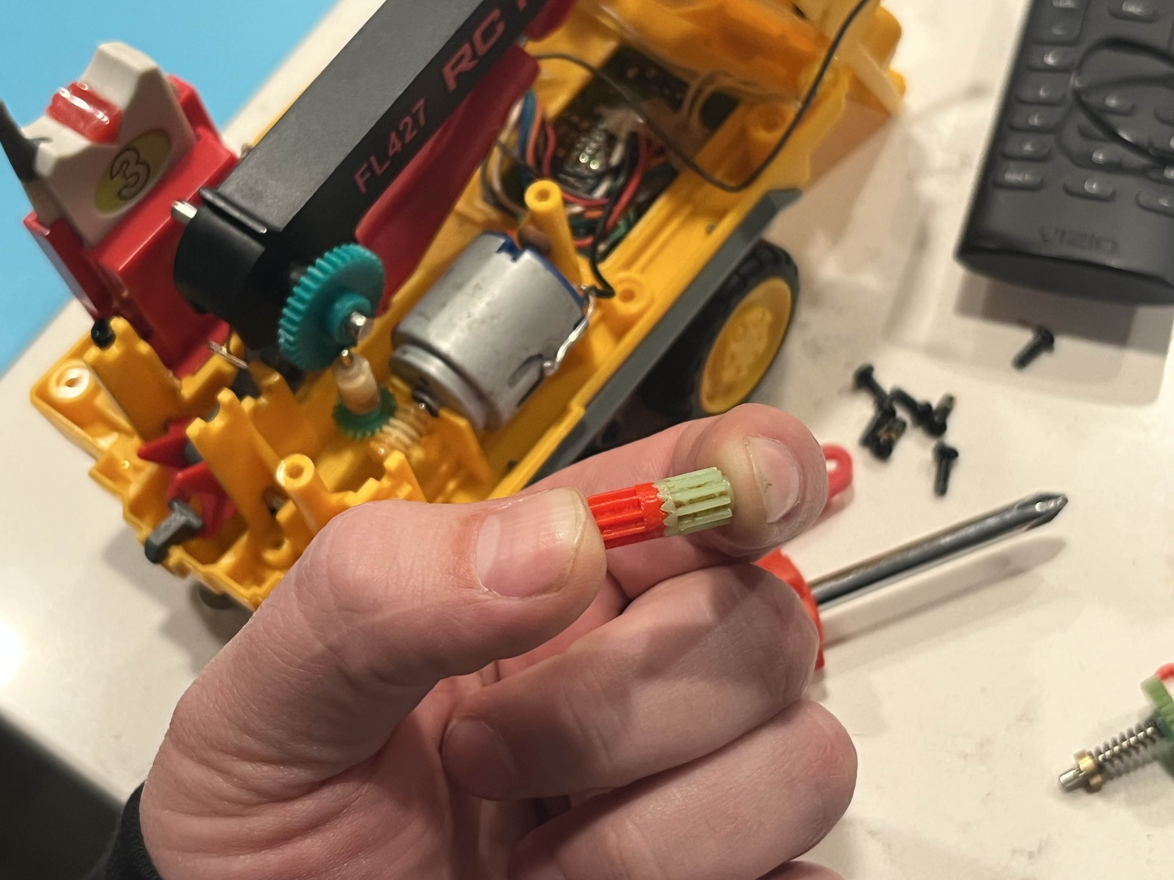 Rokenbok Forklift Lift Gear Repair — miniatura 3