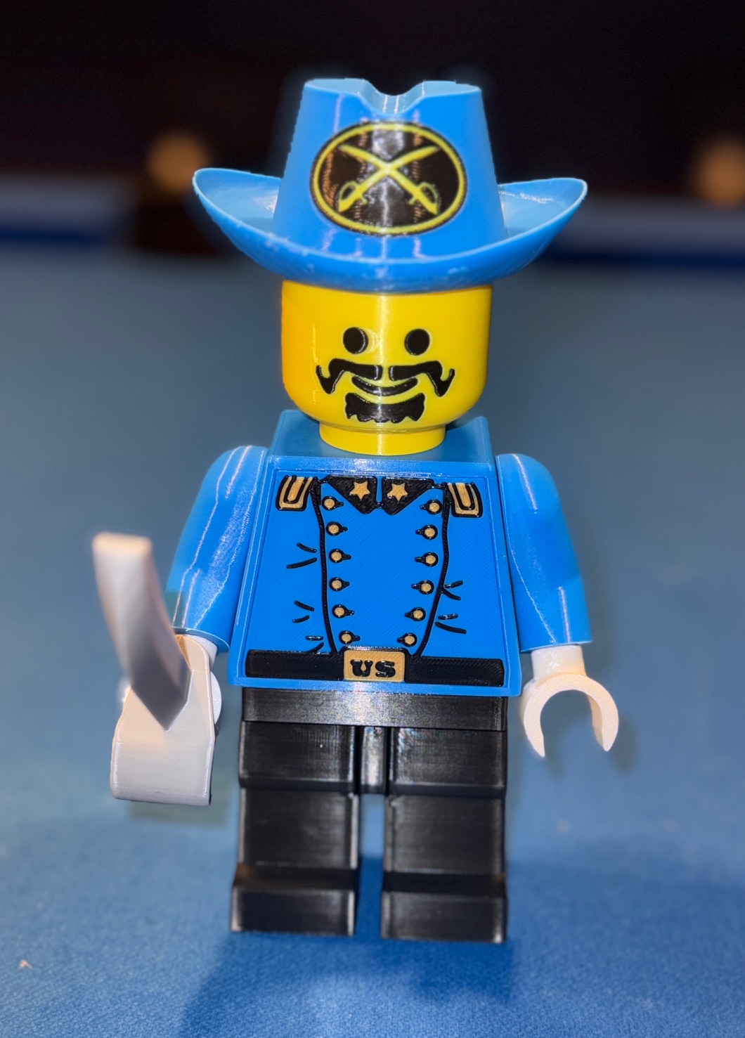 Cavalry General Brick MegaFigure (5:1 Scale)