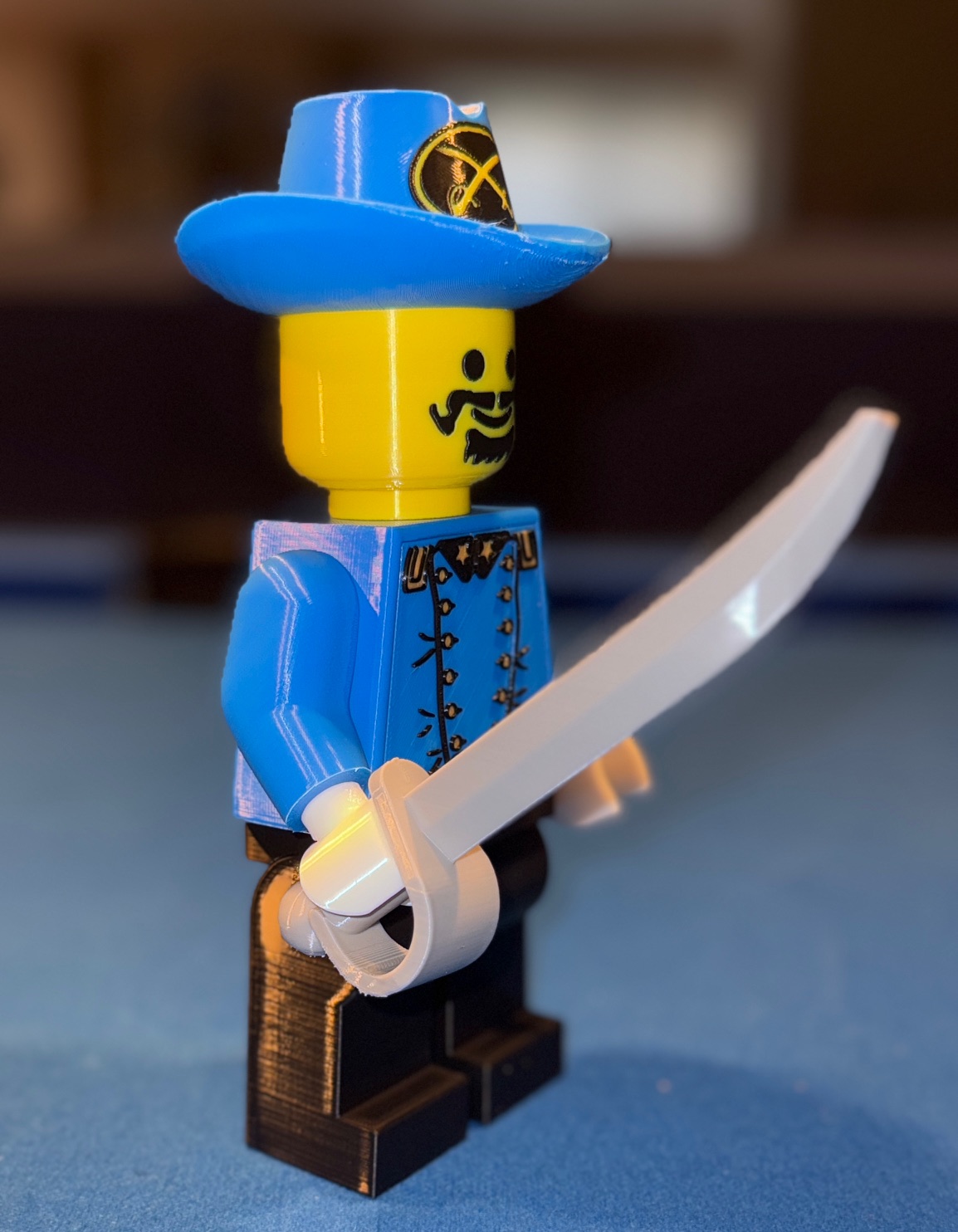 Cavalry General Brick MegaFigure (5:1 Scale) — miniatura 3