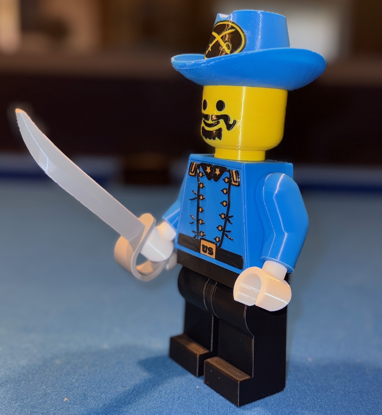 Cavalry General Brick MegaFigure (5:1 Scale) — miniatura 4