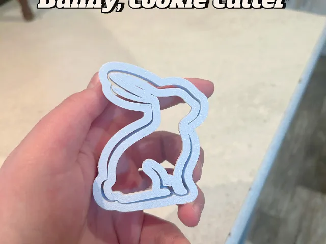 bunny cookie cutter