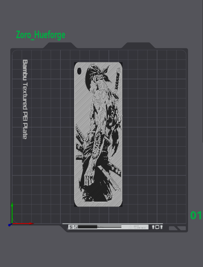 Roronoa Zoro's Hueforge - One Piece