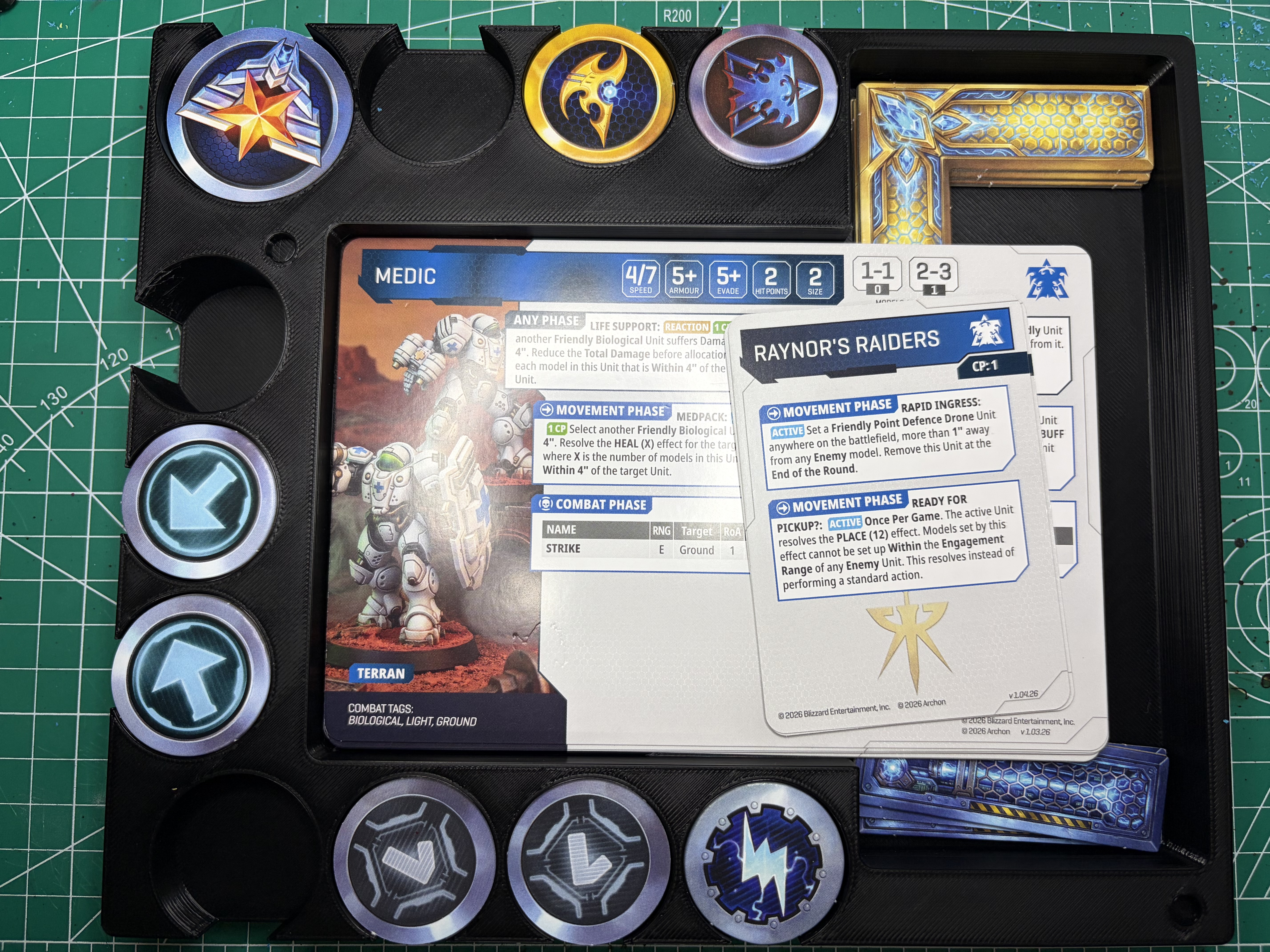 StarCraft TMG Tokens Travel Box