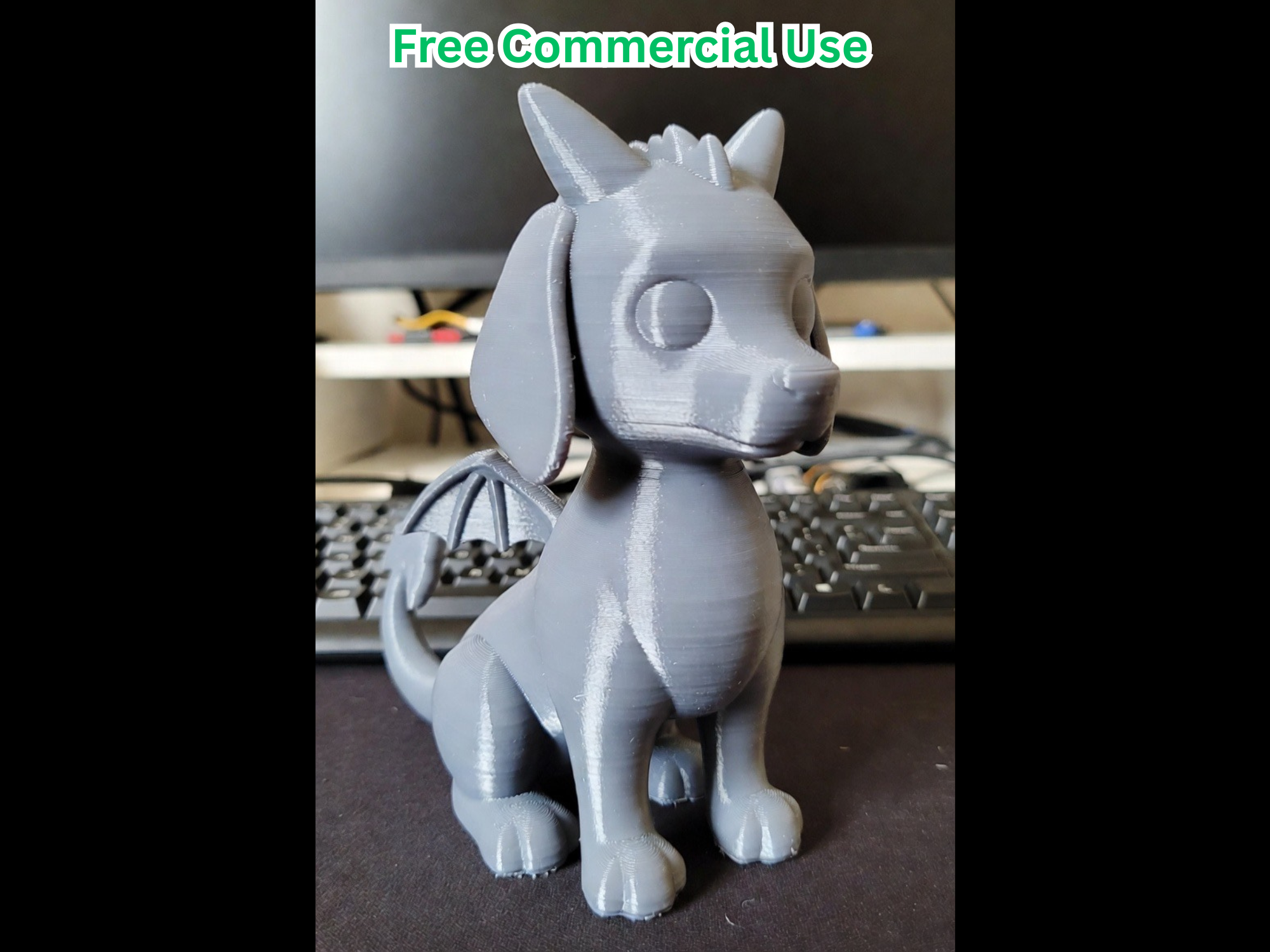 Dragon Dog Hybrid Figurine