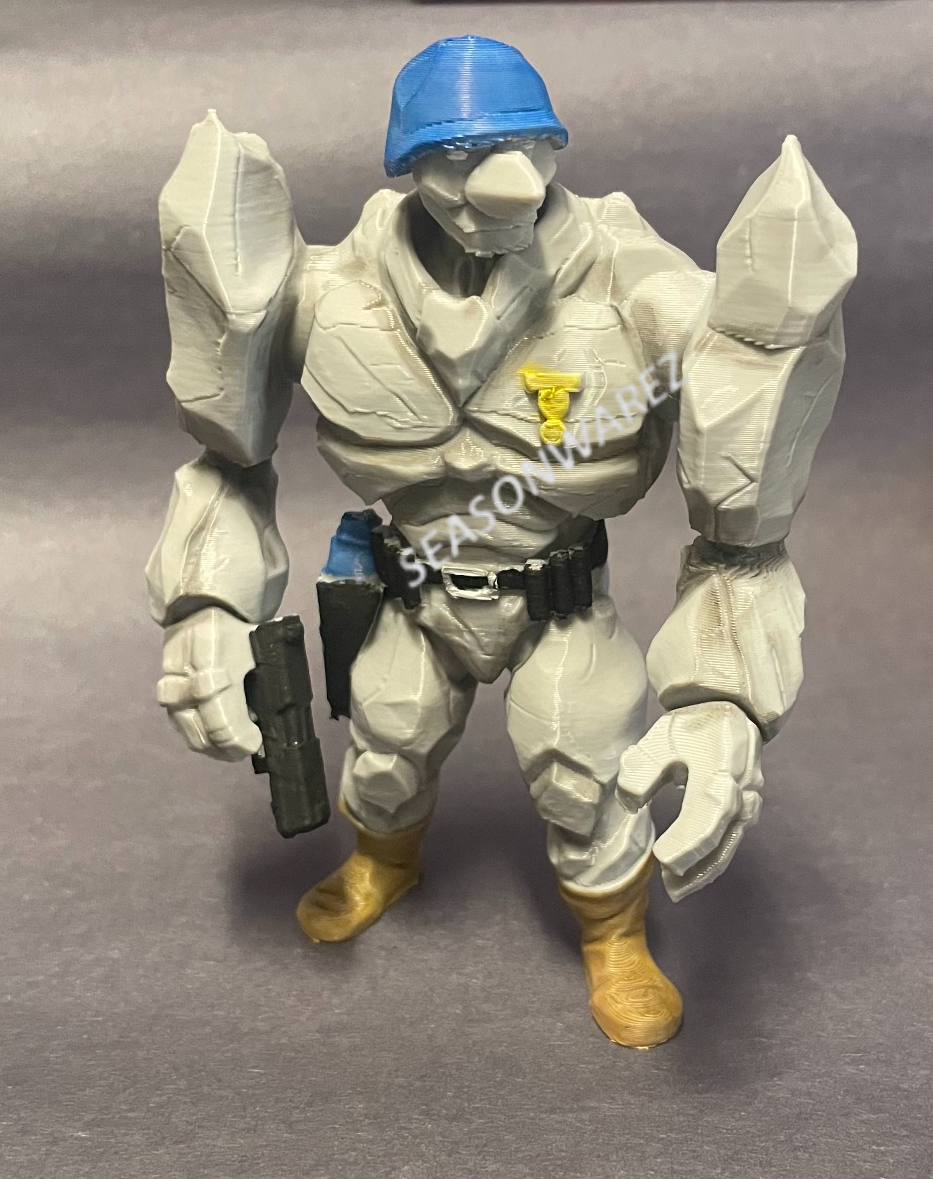 Lieutenant Granitor - Rock Soldier Veteran (TMNT Toy)