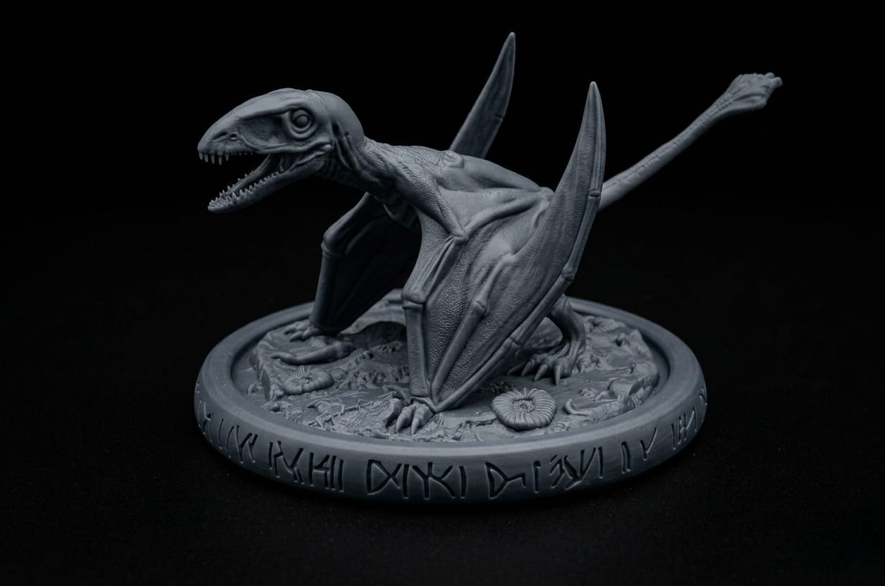 Dimorphodon Statue