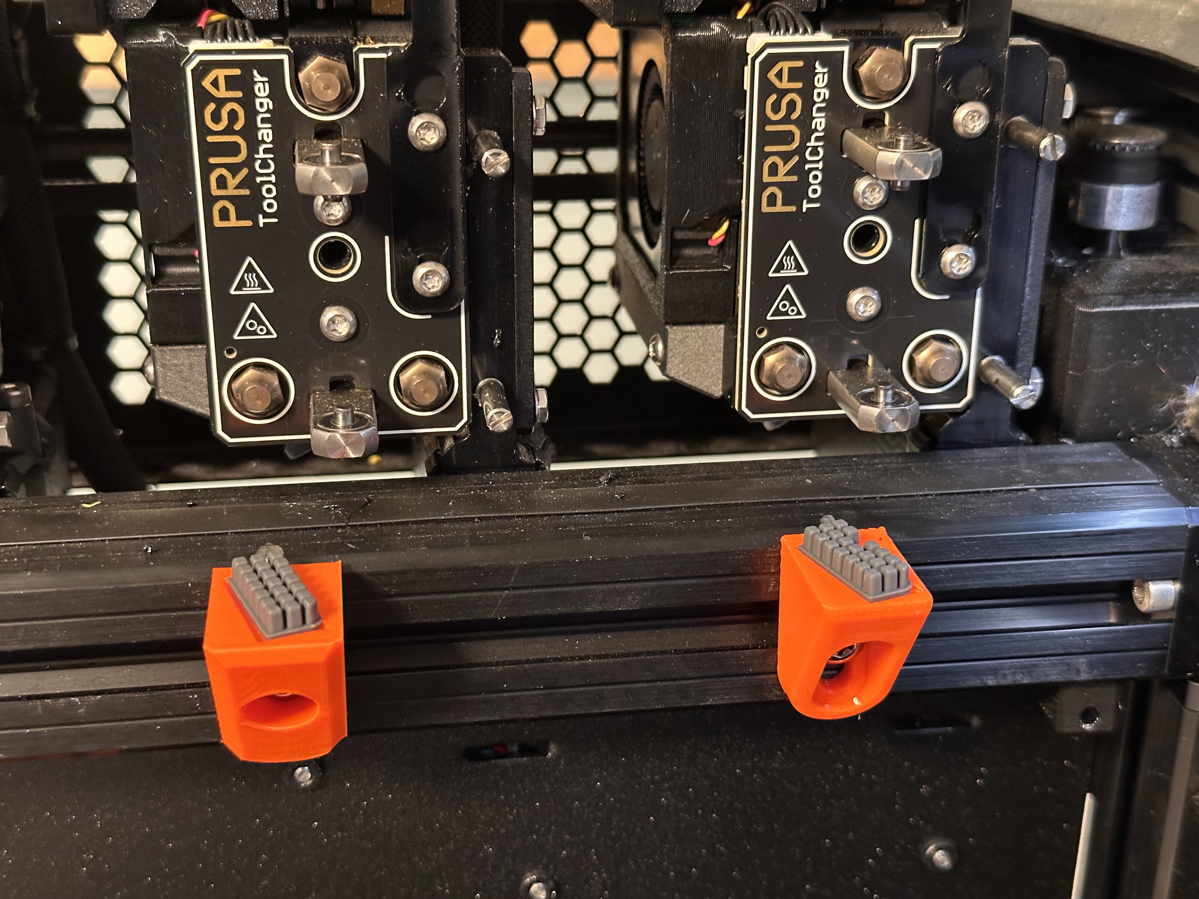 Prusa XL nozzle scrubber Bambu A1 - diagonal 3D model thumbnail