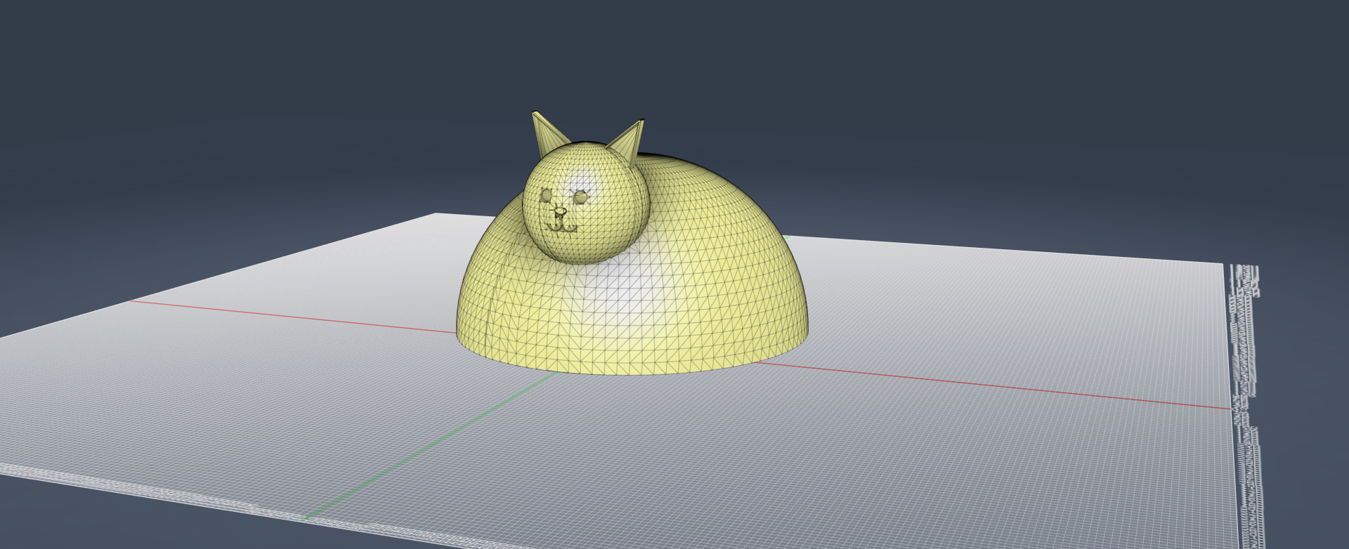 Miniatura 3 do modelo 3D Fat cat