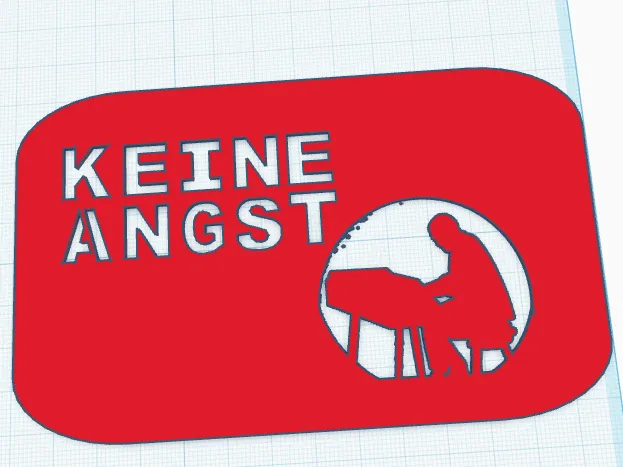 Stencil Keine Angst Danger Dan