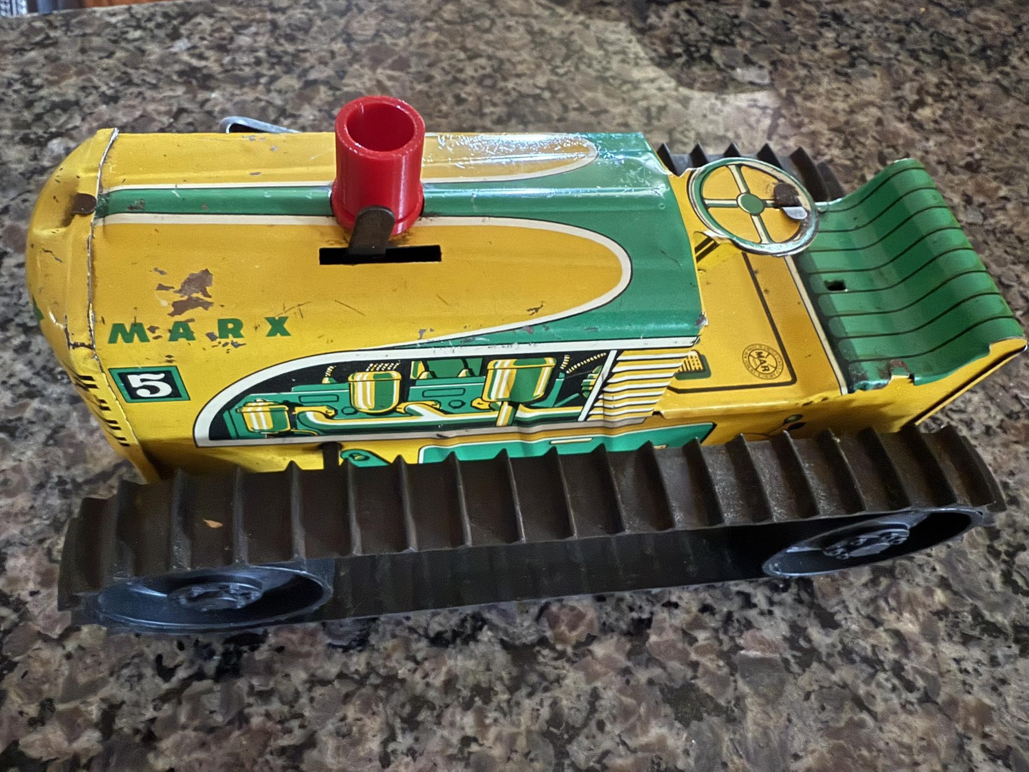 Louis Marx Toys Tractor Smokestack