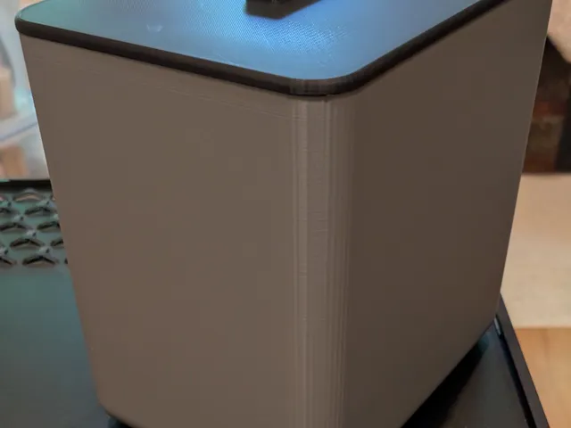 Grocery TShirt Bag Trash Can, Added a Round Bag Holder