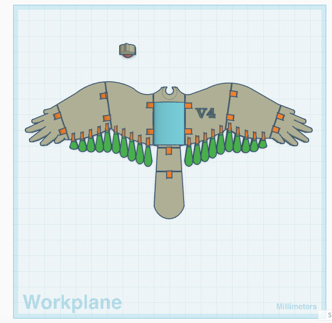 articulated bird (clearly not very detailed though)