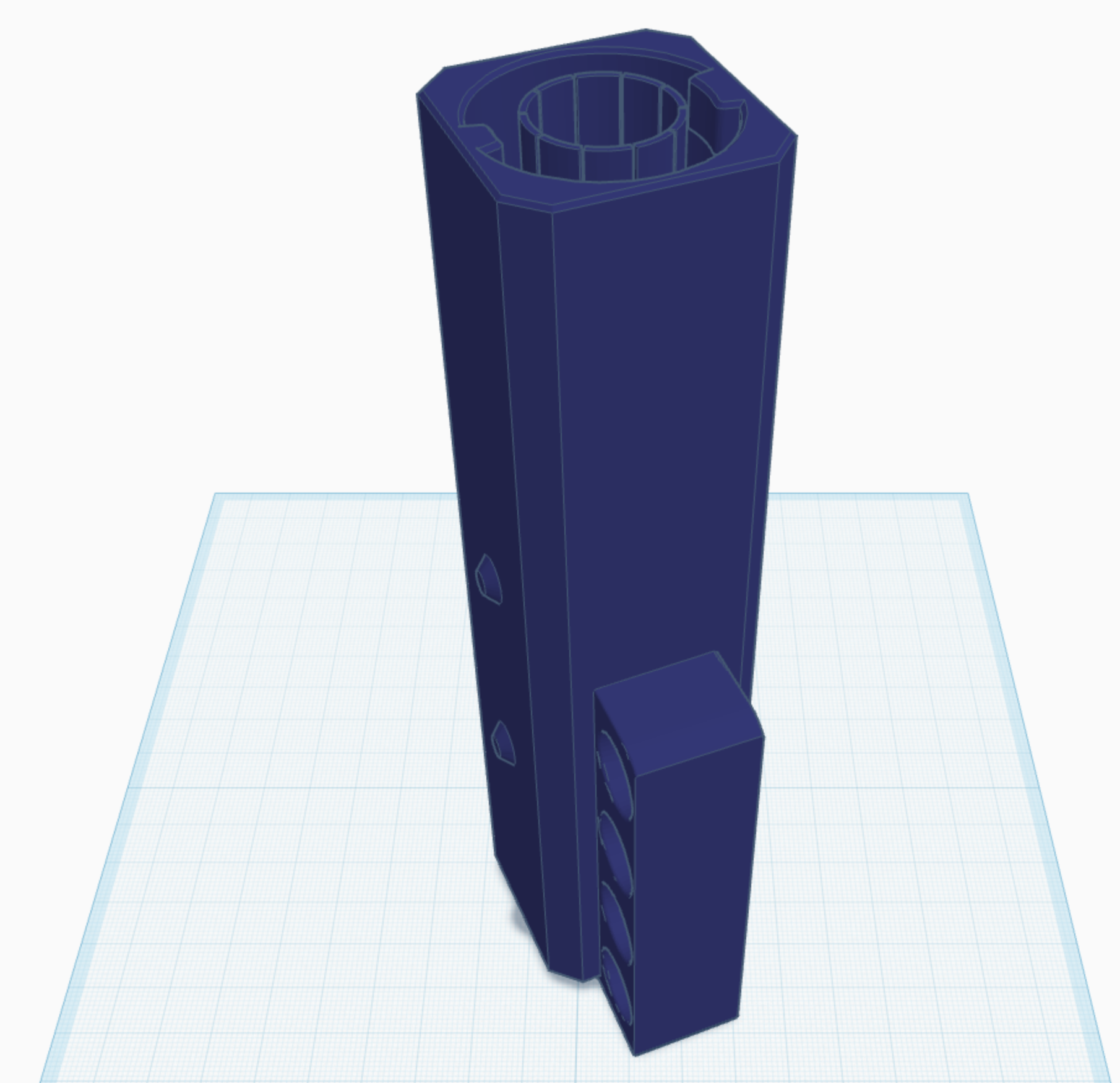 Nerf barrel and dart holder 3D model