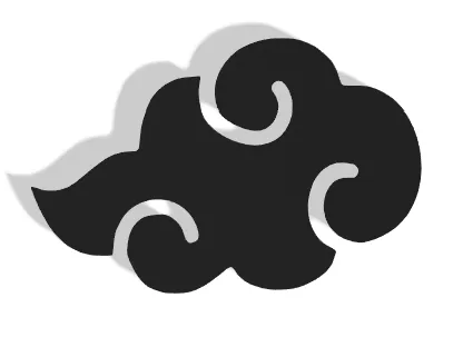 Akatsuki Cloud from Naruto Decor