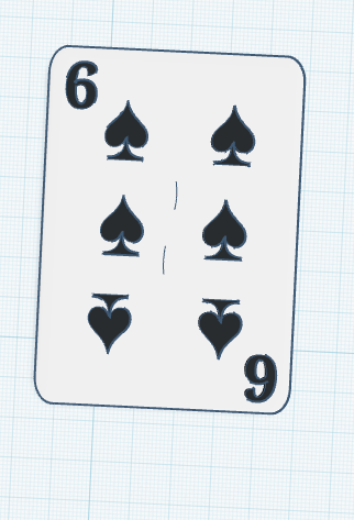 6 of spades card for a full deck pt5