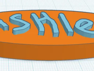 name tag: Ashley
