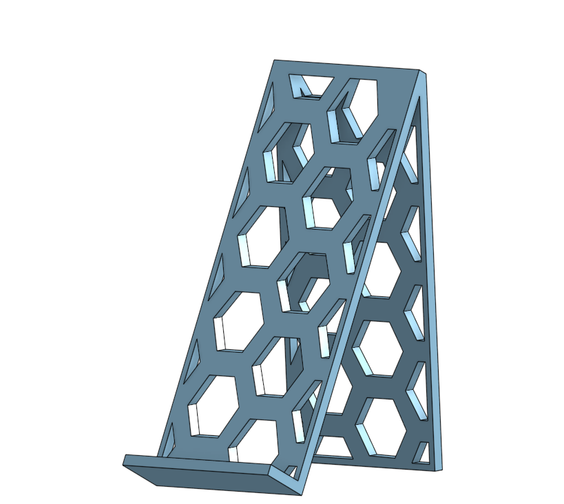 hexagon phone stand