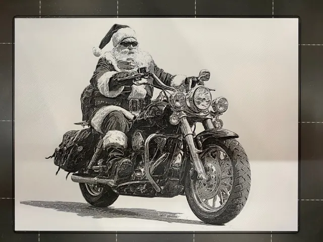Biker Santa