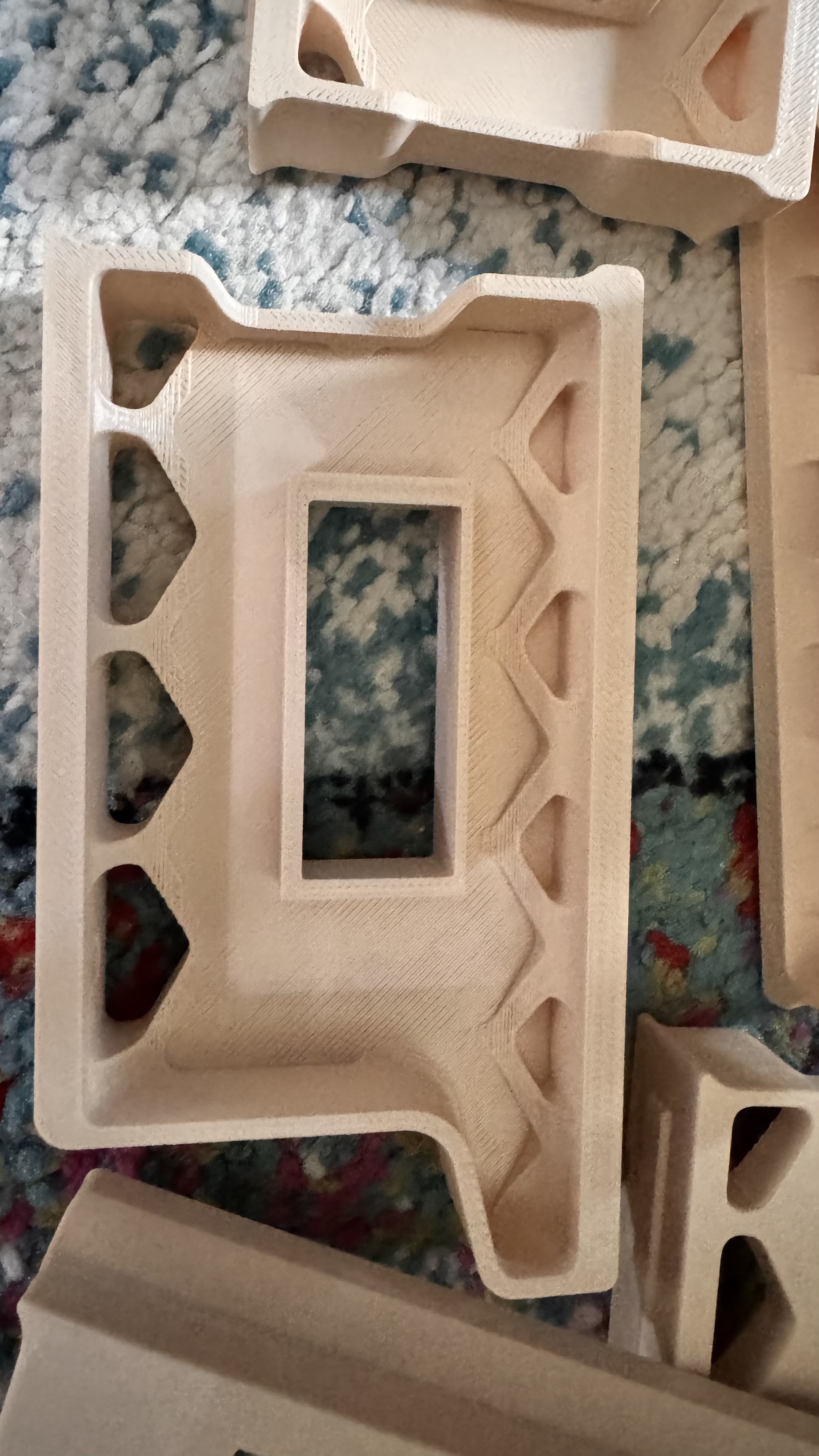 Voron 2.4 (350mm) Skirt Mod mit Hutschienenhalterung / DIN Rail Mount Add-on