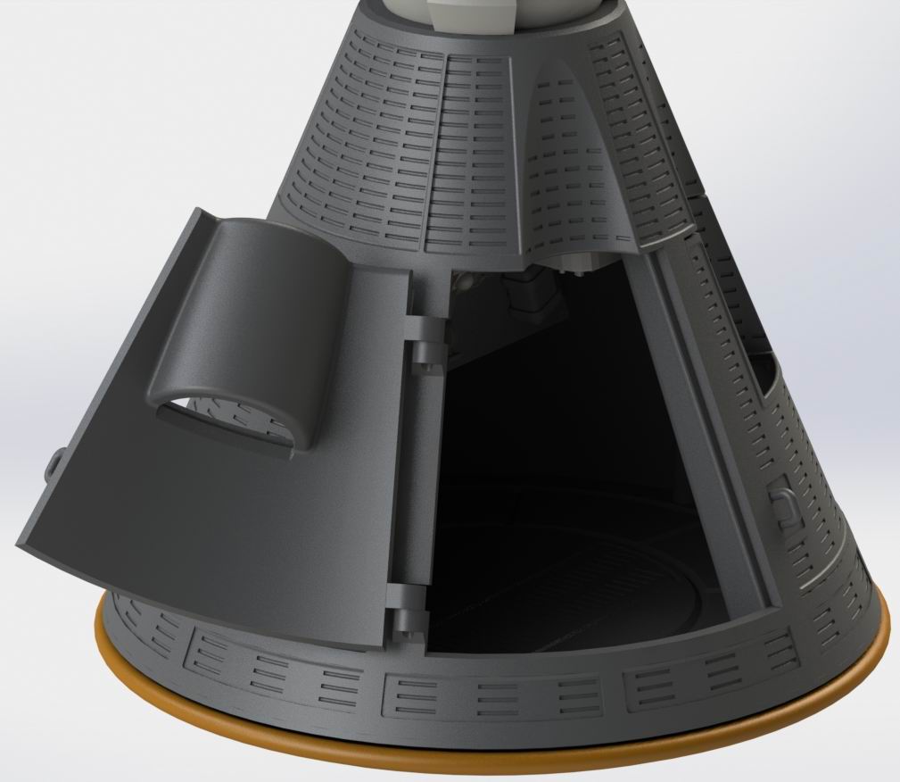 Mk2 Command Pod from Kerbal Space Program — miniatura 5