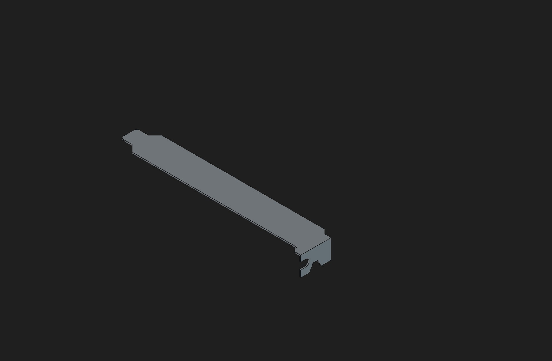 PCIe 1.1 cover, IO bracket