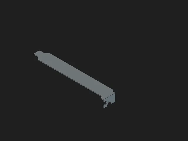 PCIe 1.1 cover, IO bracket