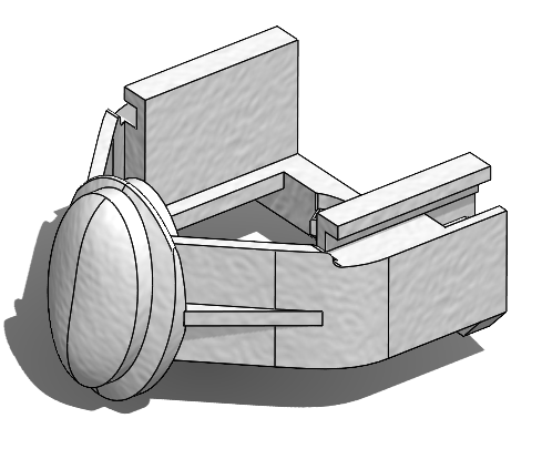 Replacement button-ejector part for Vileda ProMist MAX