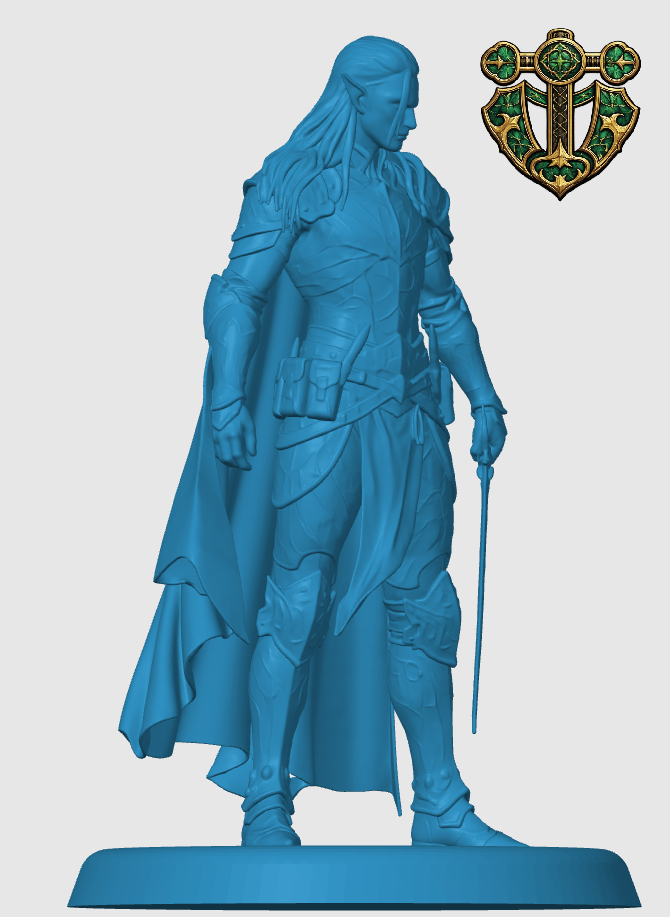 Drow Fighter — miniatura 3